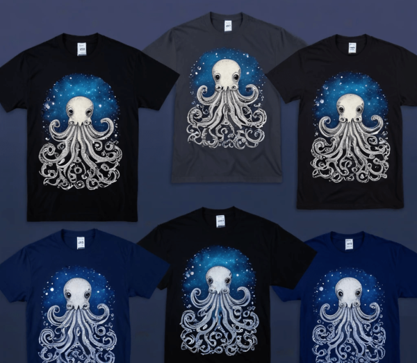 Playera Logo Octopus