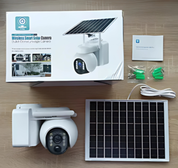 Camara de seguridad panel solar